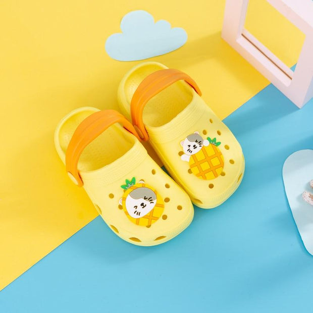 Toddler Kid Boys Girls Cute Beach Sandals Slippers Shoes - MomyMall Yellow / 14（insole 13.5cm））
