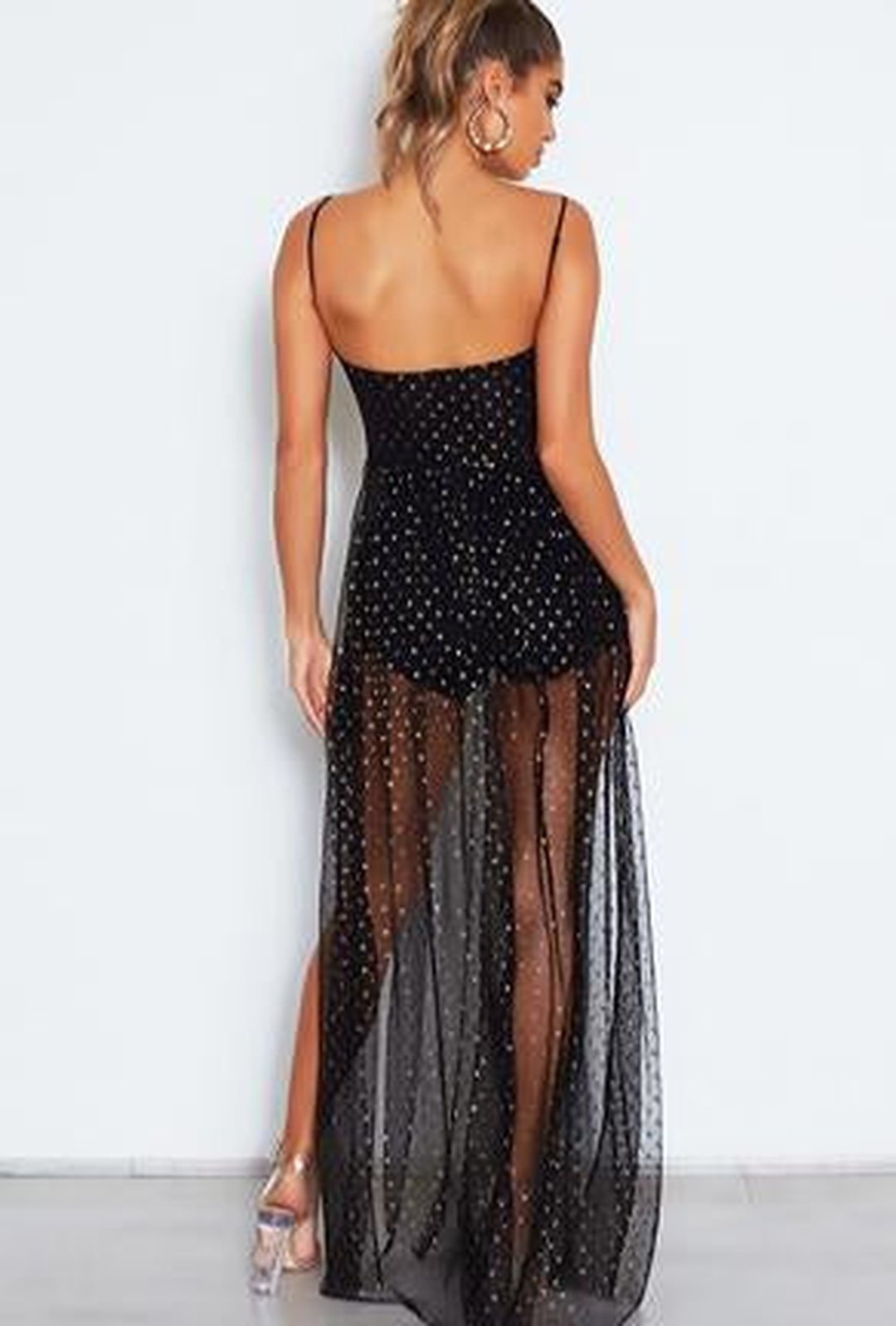 TENNY - ROBE TRANSPARENTE BRILLANTE