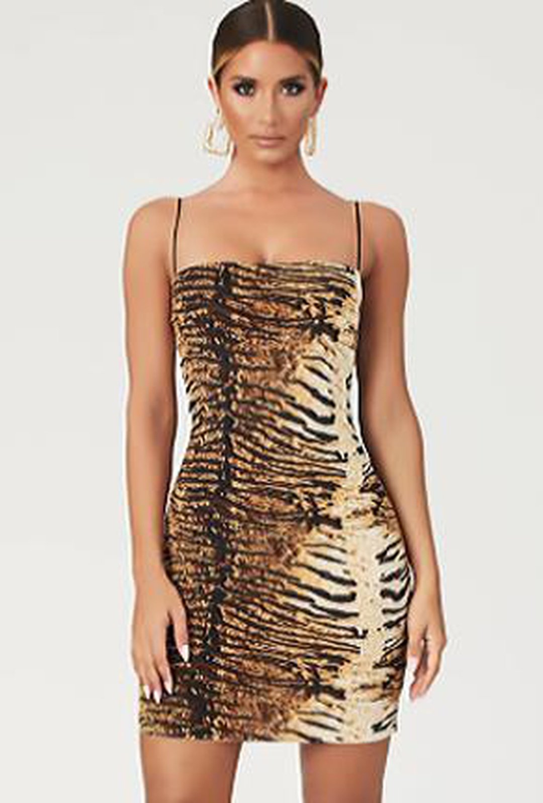 TESSA - ANIMAL PRINTED DRESS