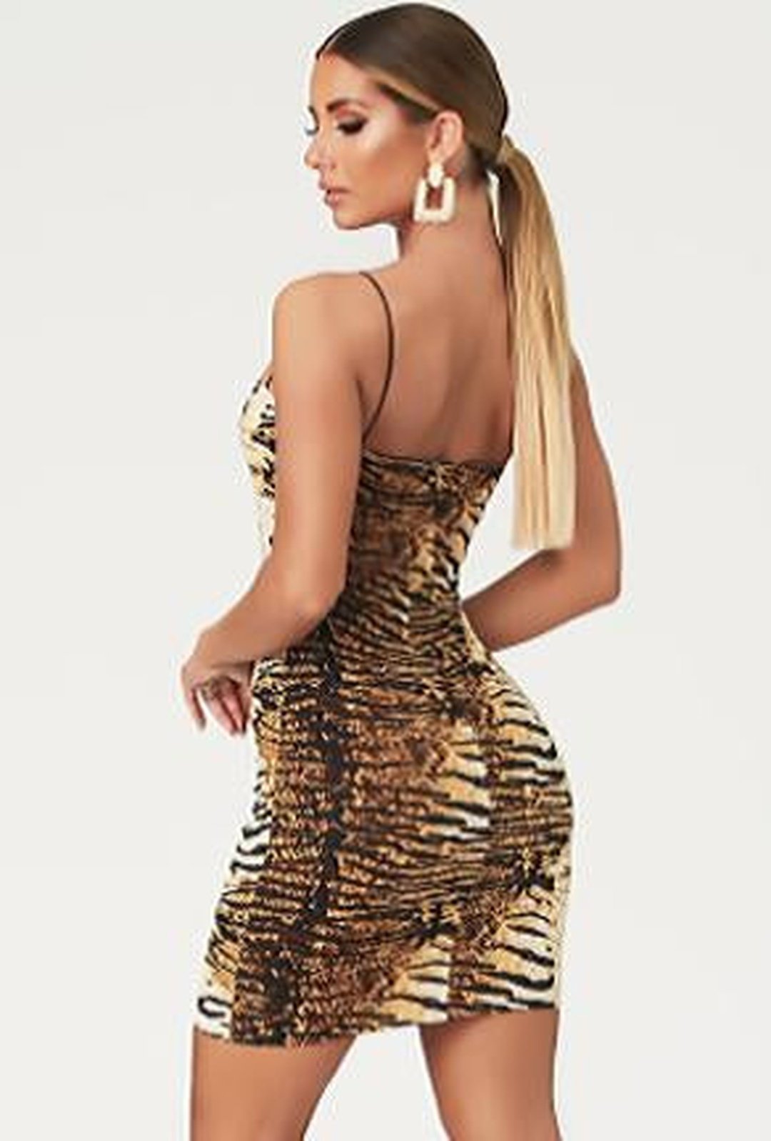 TESSA - ANIMAL PRINTED DRESS