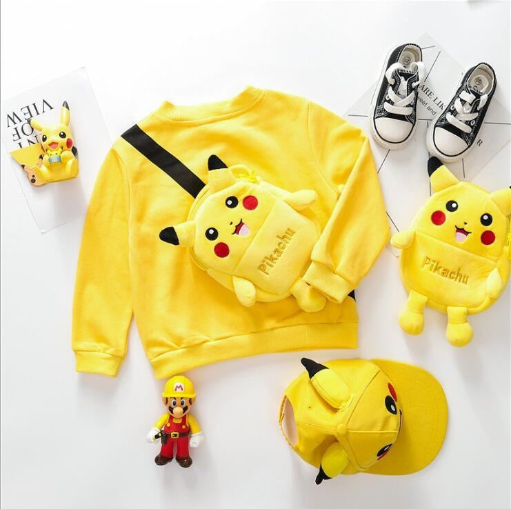 New Children Jacket Cartoon Fashion Backpack Sweatshirt 1-6 Years - MomyMall