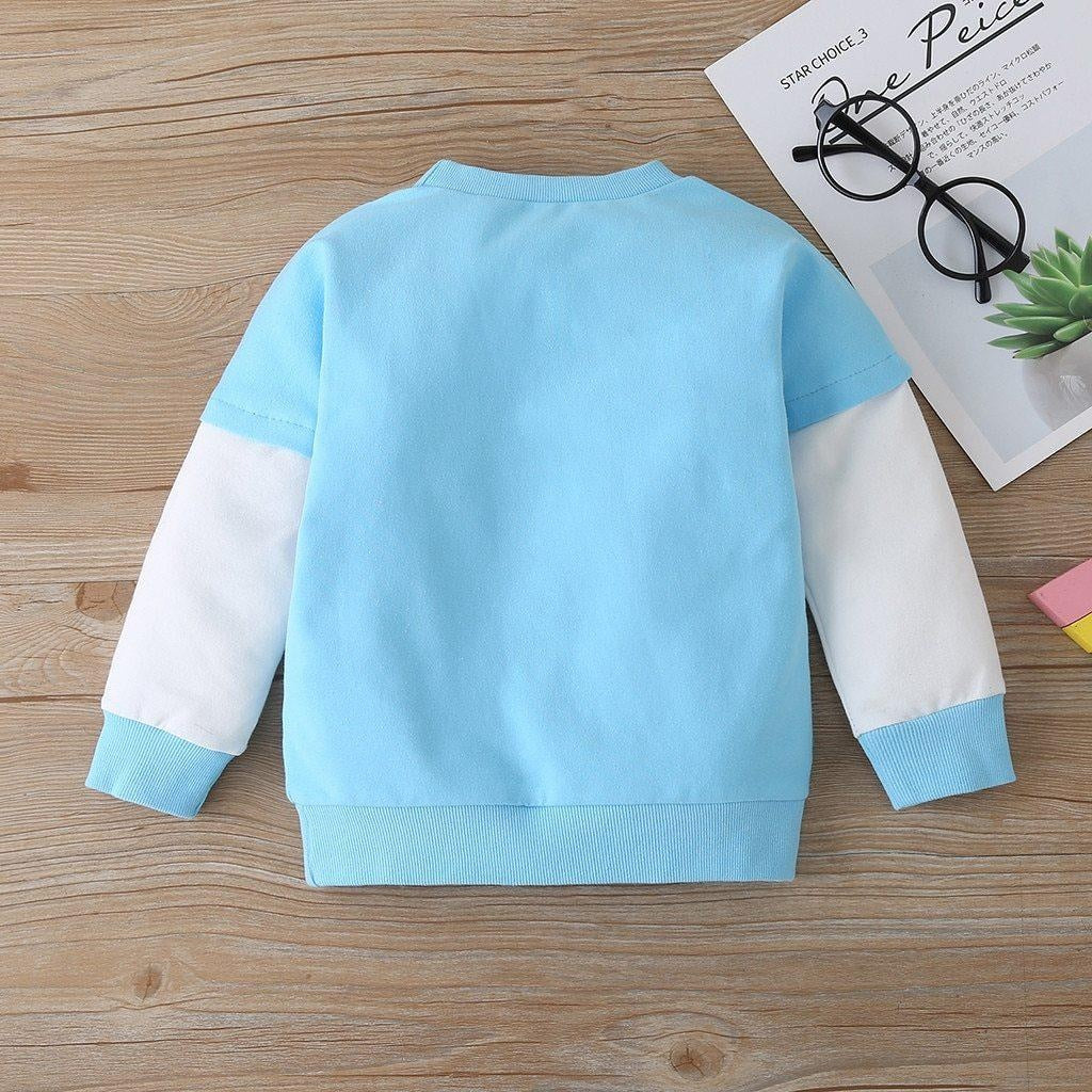 Toddler Kids Boys Girls Sweatshirt Fashion Rainbow Hoodie