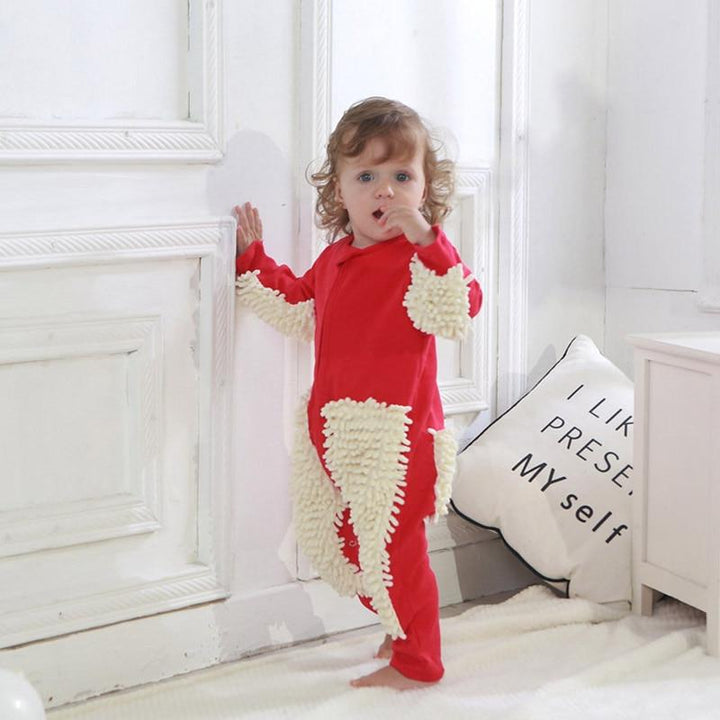 Toddler Boy Cleaning Suit Baby Girl Romper Outfit Infant Crawls Jumpsuit - MomyMall