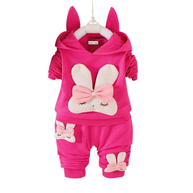 Enfant en bas âge Fille Printemps Automne Sport Costume 2pcs