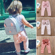 Toddler Kids Baby Girls Bowknot Bottoms Pants Leggings Trousers 1-5T