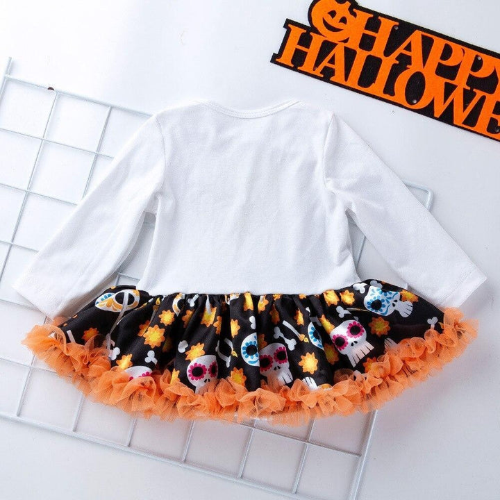 Toddler Baby Girl Rompers Tutu Party Costume Halloween Chirstmas with Headband - MomyMall