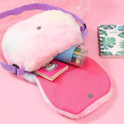 Kids Girl Unicorn Plush Bags Shoulder Animals Buckle Bag - MomyMall