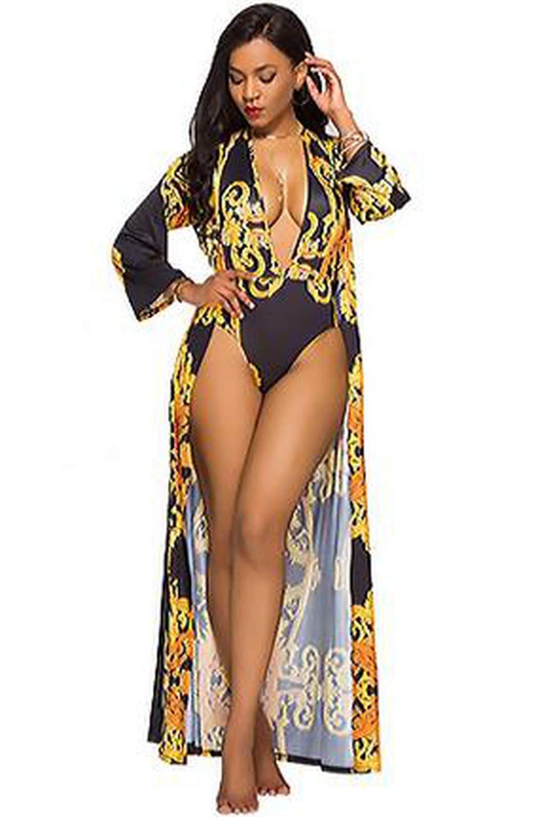 VASSAR - SWIM & ROBE SET