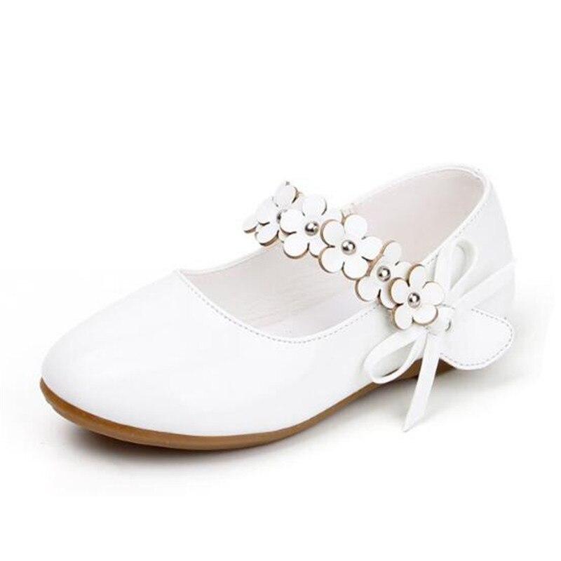 Kid Baby Girl  Flower Dance Shoes Leather Shoes