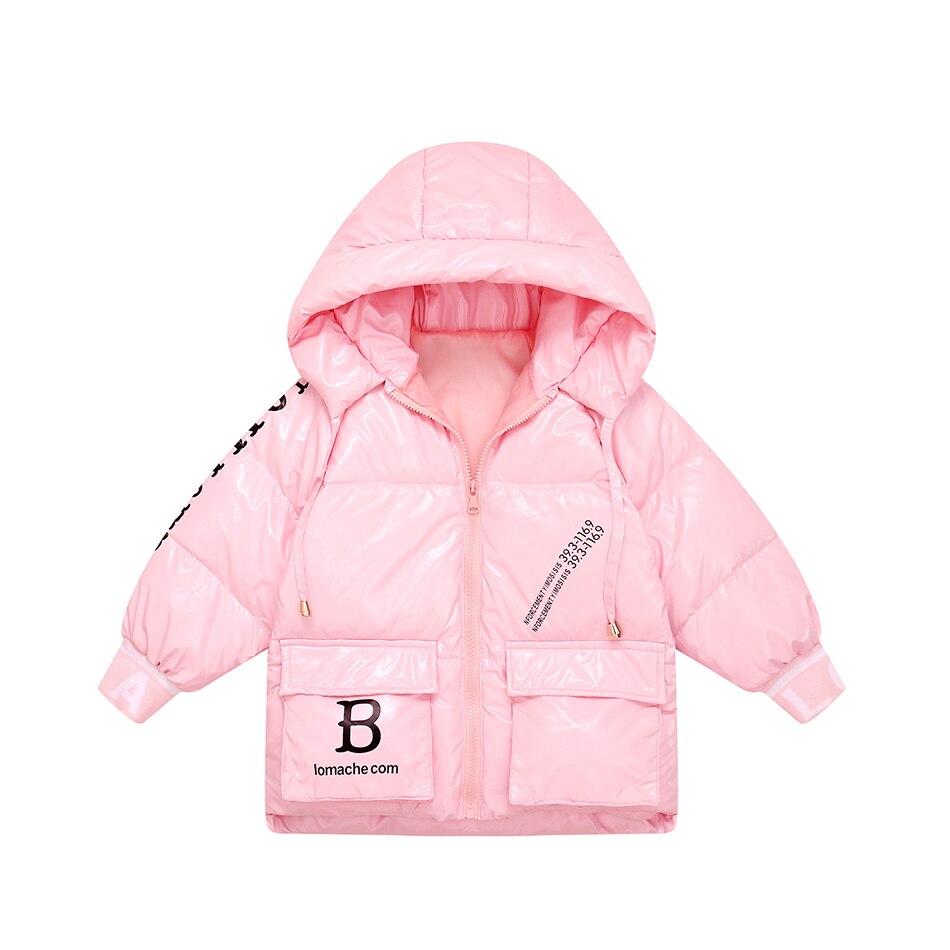 Winter New Big Pocket Down Jacket Boys Girls Thickened Down Jacket Coats