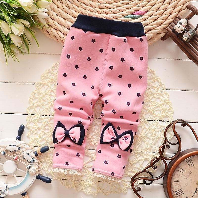 Winter Pants Toddlers  Girls leggings Warm Comfortable Cotton Soft Velvet