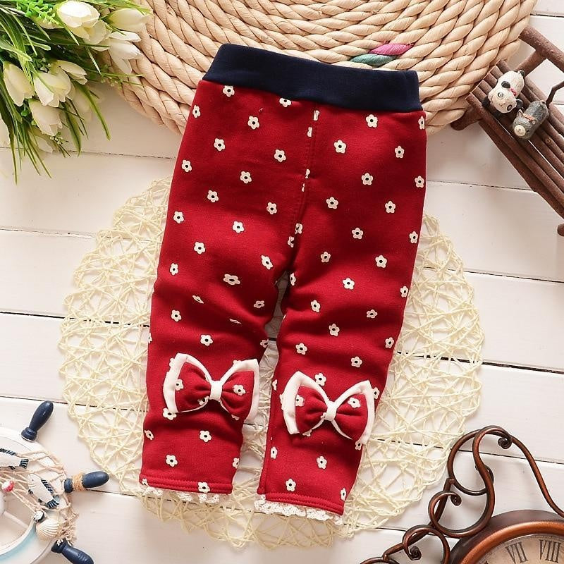 Winter Pants Toddlers  Girls leggings Warm Comfortable Cotton Soft Velvet