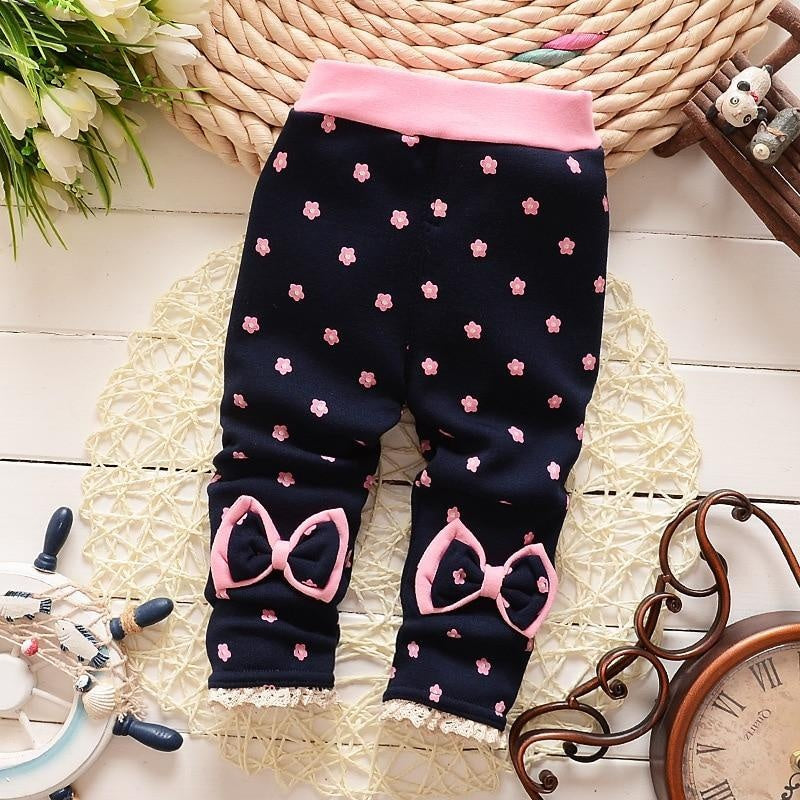 Winter Pants Toddlers  Girls leggings Warm Comfortable Cotton Soft Velvet