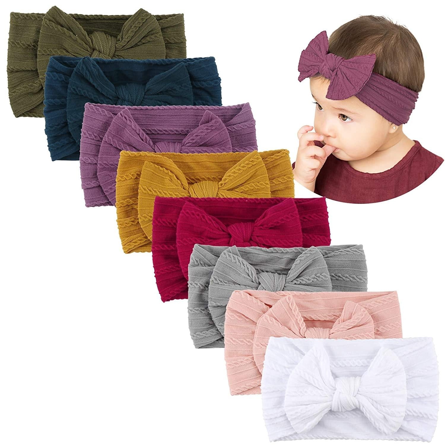 Baby Girl's Bowknot Decor Headband - MomyMall