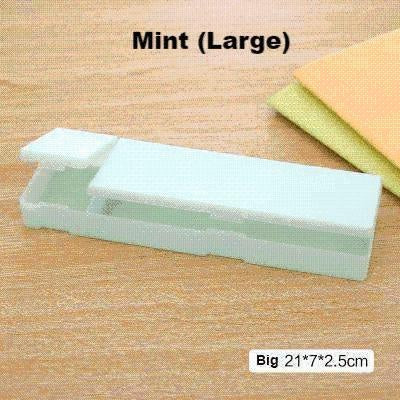 Mochi Transparent Pencil Case - MomyMall Mint (large)