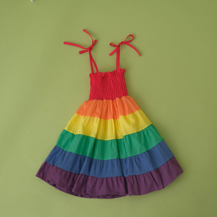 Amanda Rainbow Boho Dress - MomyMall
