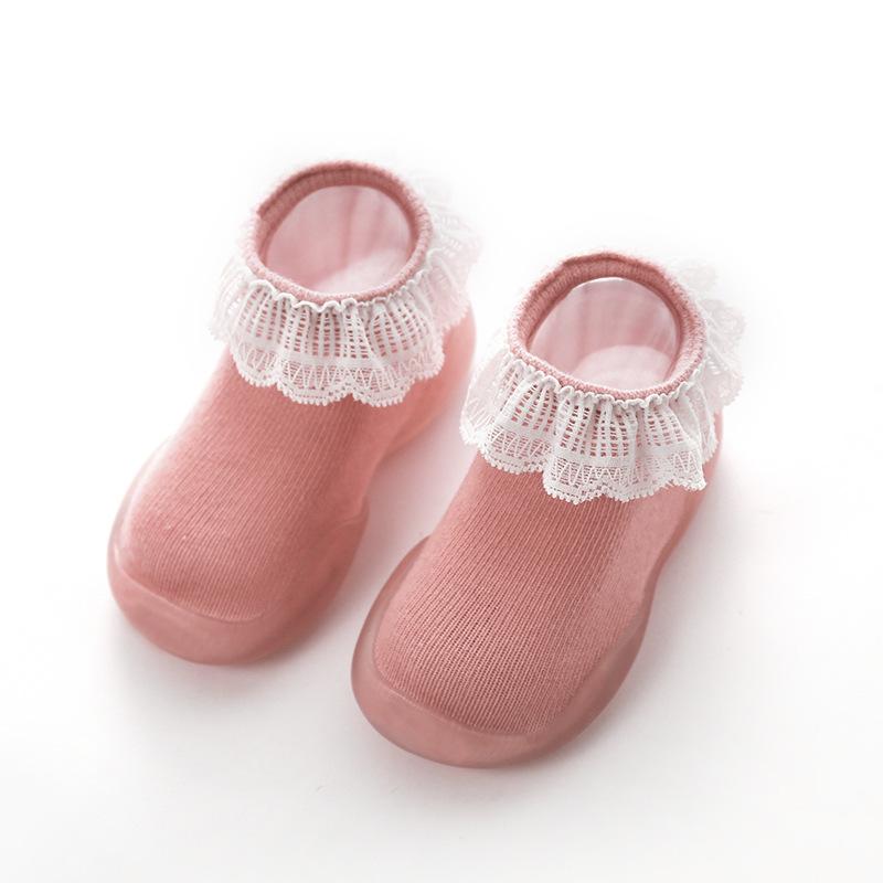 Amelia Frill First Walker Booties