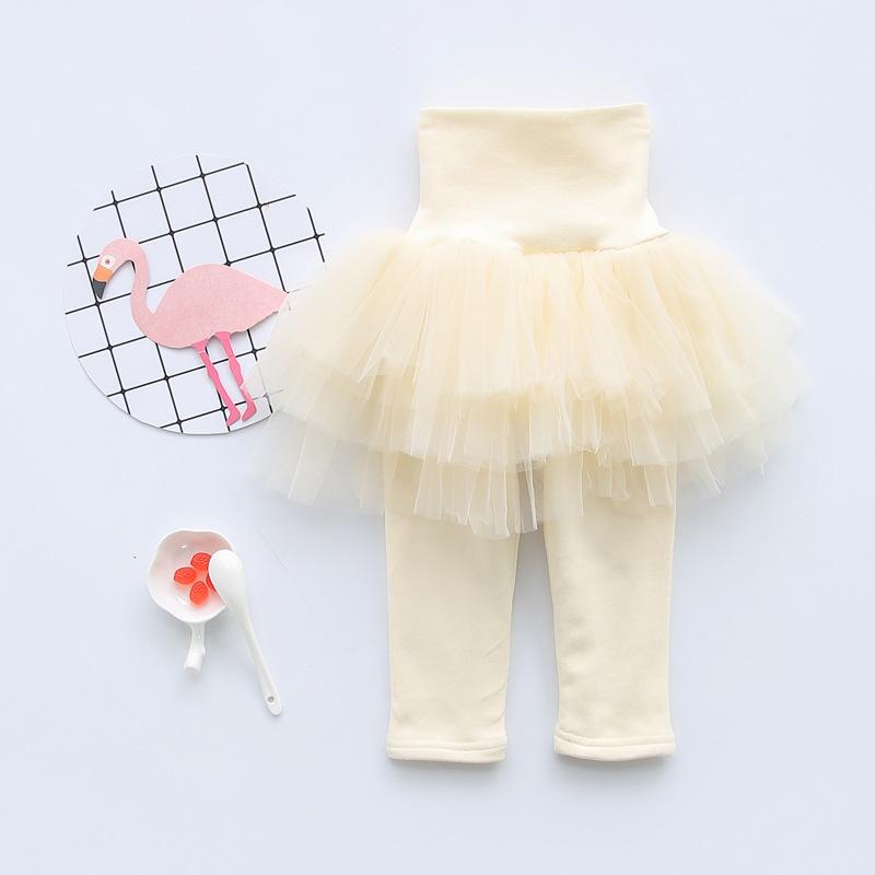 Ava Tutu Skirt Leggings - MomyMall 6-12 Months / Cream