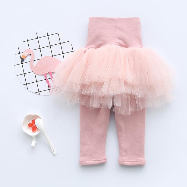 Ava Tutu Skirt Leggings - MomyMall 6-12 Months / Pink