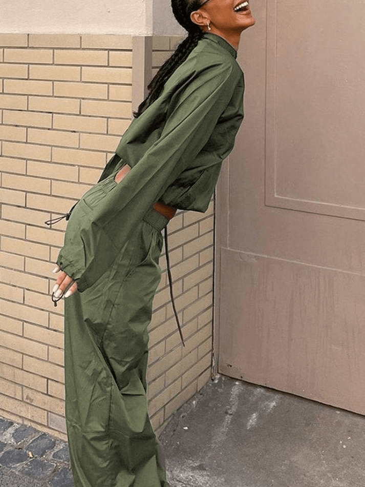 Baggy Casual Long Sleeve Set - MomyMall