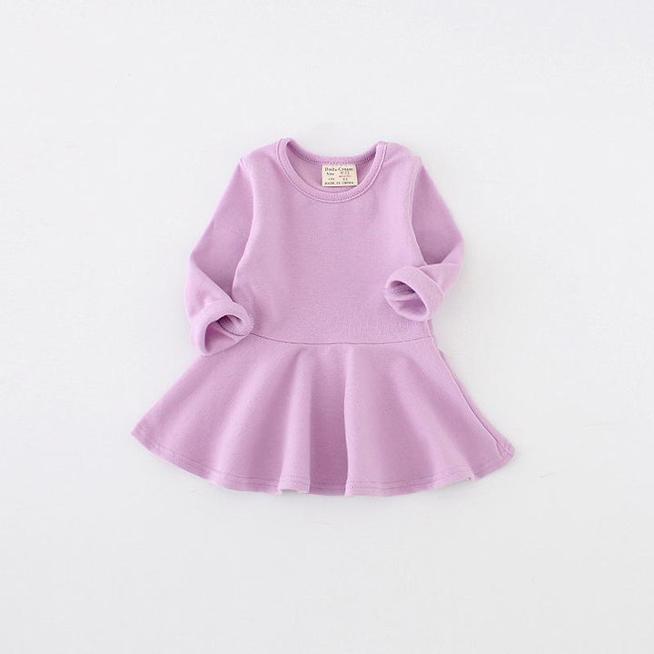 Basic Candy Ruffle Dress - MomyMall 9-12 Months / Lavender