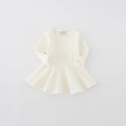 Basic Candy Ruffle Dress - MomyMall 9-12 Months / White