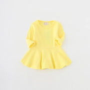Basic Candy Ruffle Dress - MomyMall 9-12 Months / Yellow