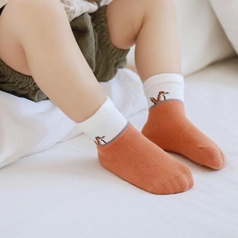 Basic Color Toned Socks [Set of 5] - MomyMall