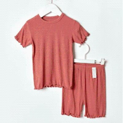 Basic Ruffle Summer Short Playset - MomyMall 2-3 Years / Red