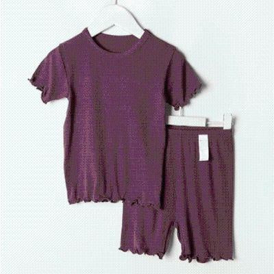 Basic Ruffle Summer Short Playset - MomyMall 2-3 Years / Wine