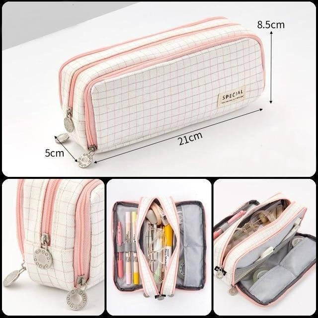 Triple Zip Stationery Organiser