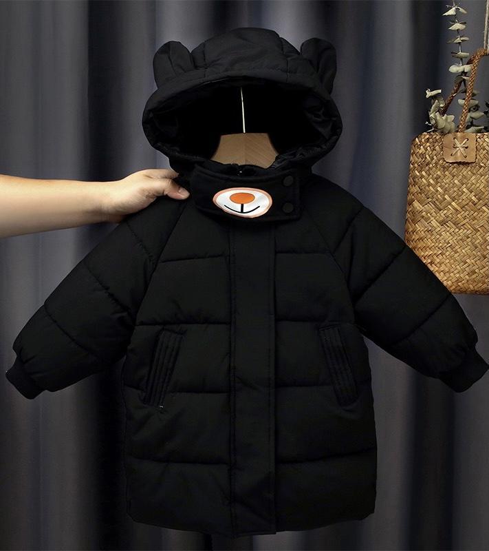 Puffer-Winterjacke mit Bärenohren