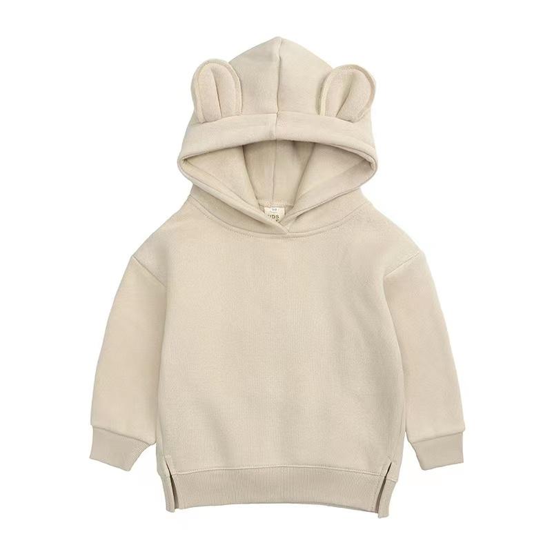 Baby Bear Ears Plush Hoodies