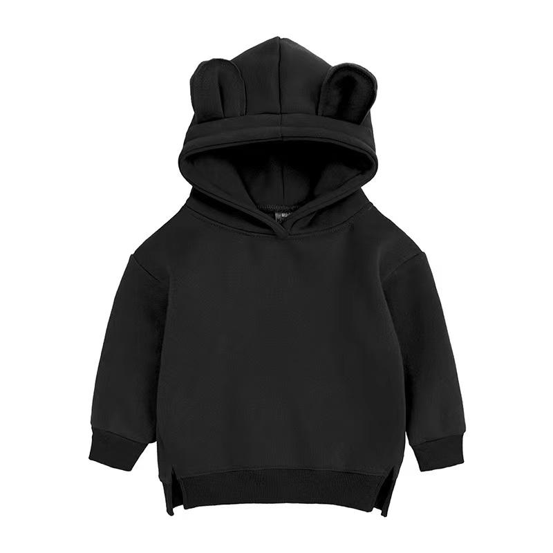 Baby Bear Ears Plush Hoodies