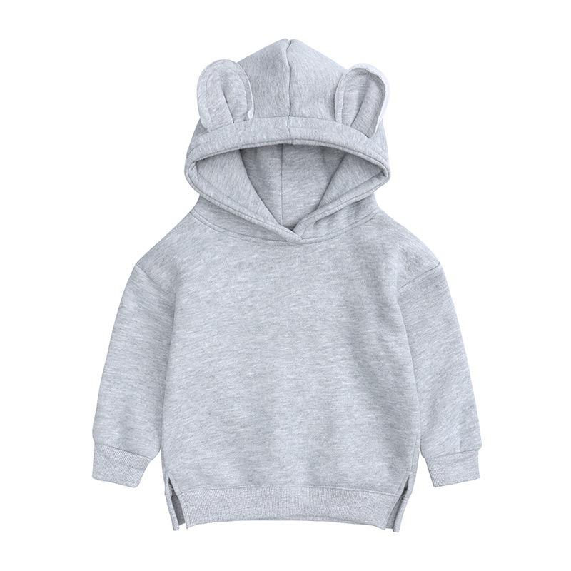 Baby Bear Ears Plush Hoodies