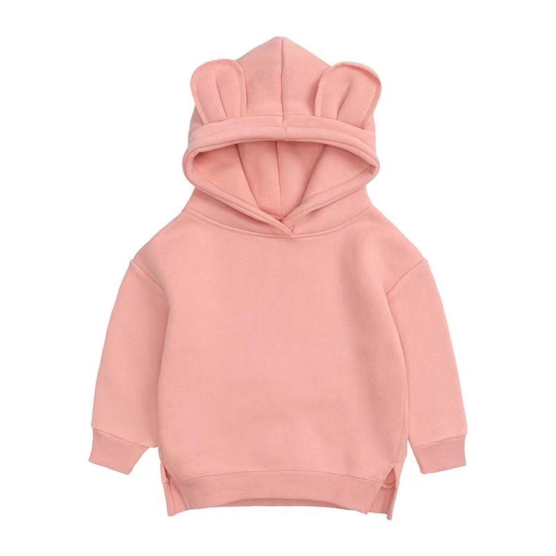 Baby Bear Ears Plush Hoodies