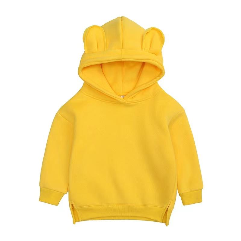 Baby Bear Ears Plush Hoodies