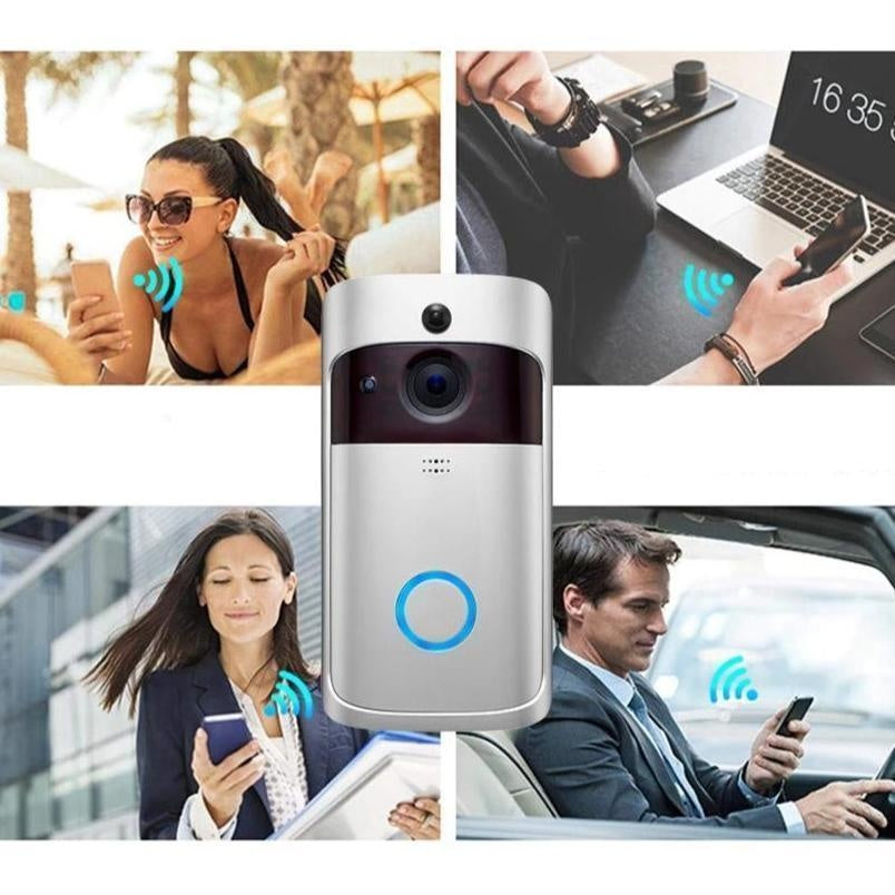 Supabell - Wireless Smart WiFi DoorBell IR Camera