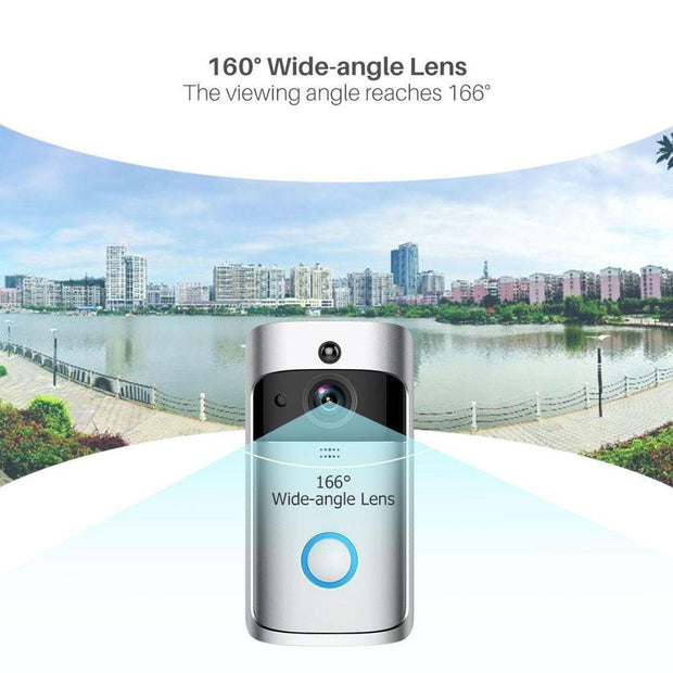 Supabell - Caméra infrarouge sans fil Smart DoorBell WiFi