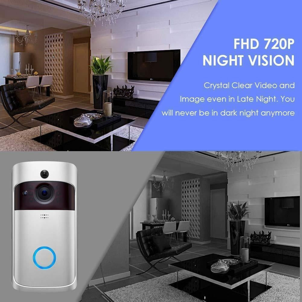 Supabell - Wireless Smart WiFi DoorBell IR Camera