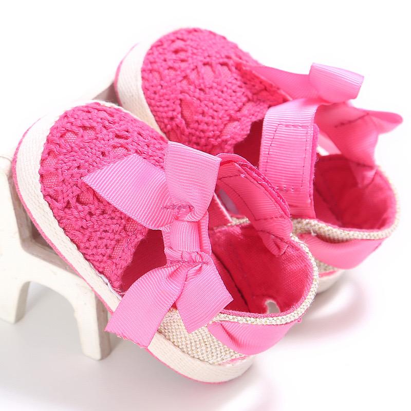 Big Bow Knitted First Walker Shoes