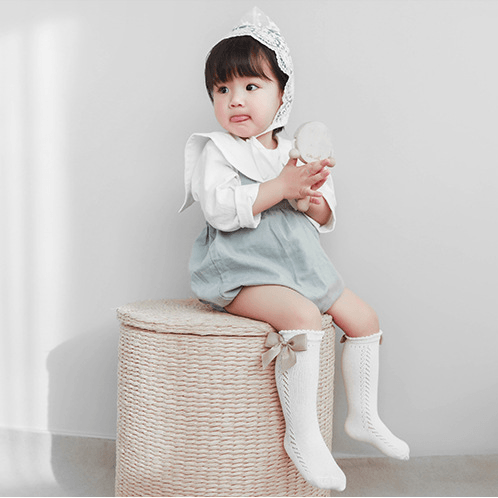 Big Ribbon Bow Knee Socks - MomyMall