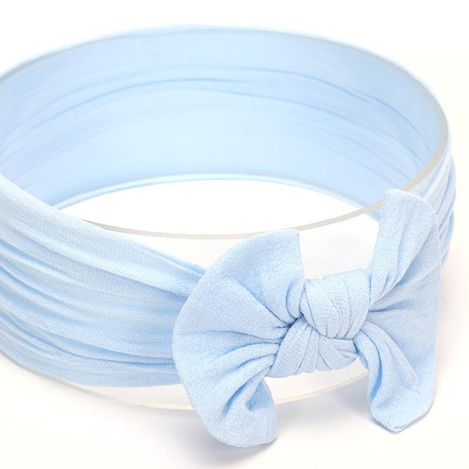 Big Bow Turban - MomyMall Blue