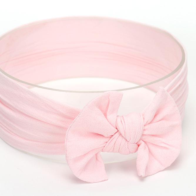 Big Bow Turban - MomyMall Light Pink