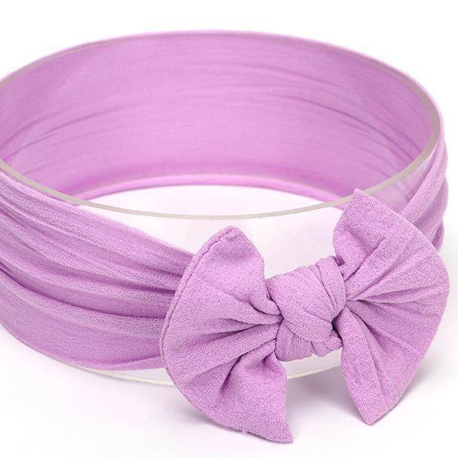 Big Bow Turban - MomyMall Light Purple