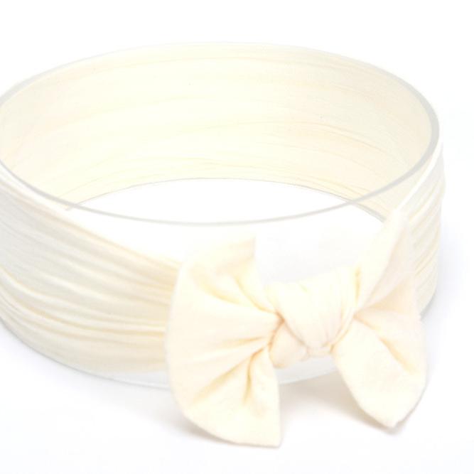 Big Bow Turban - MomyMall Light Yellow