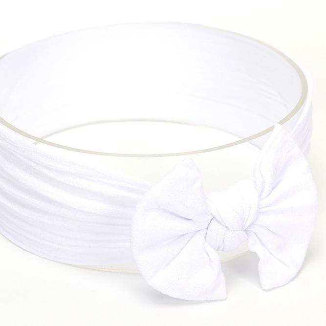 Big Bow Turban - MomyMall White