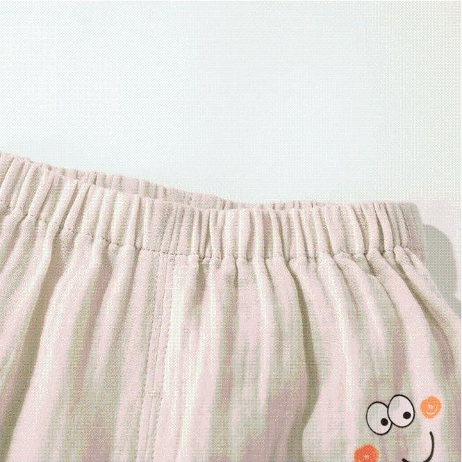 Big Eyes Muslin Cotton Pants - MomyMall