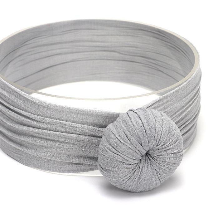 Big Knot Turban - MomyMall Grey