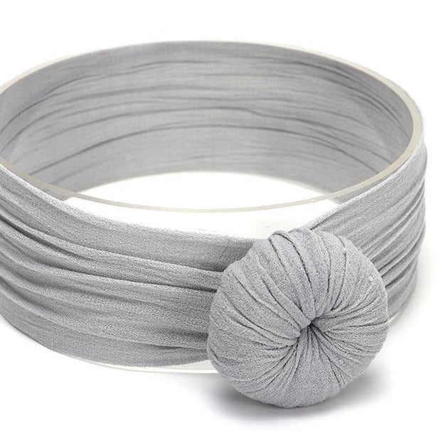 Big Knot Turban - MomyMall Grey